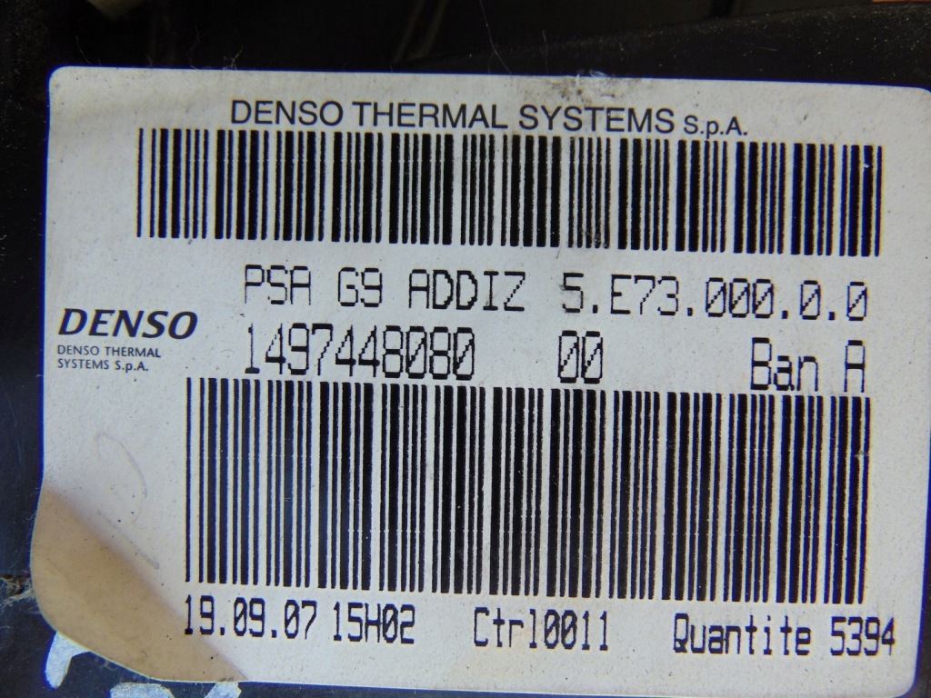 Отопитель кондиционера задний  peugeot expert 2007- 1497448080 Доставка