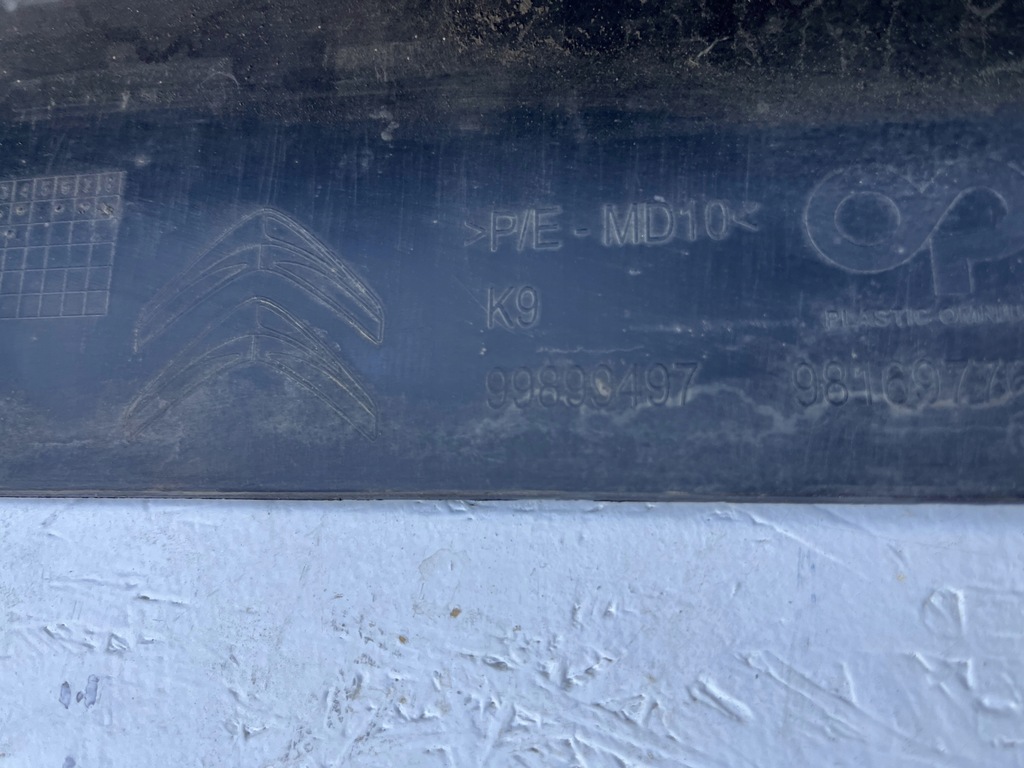 фото №11, Citroen berlingo iv 2018 - накладка бампер 99899497 org