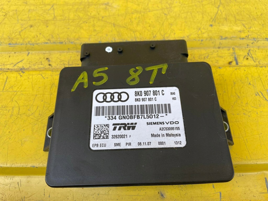фото №1, Audi a5 8t модуль тормоза ручного 8k0907801c