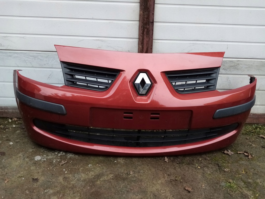 фото №1, Бампер перед передний renault modus i teb76 красный хороший