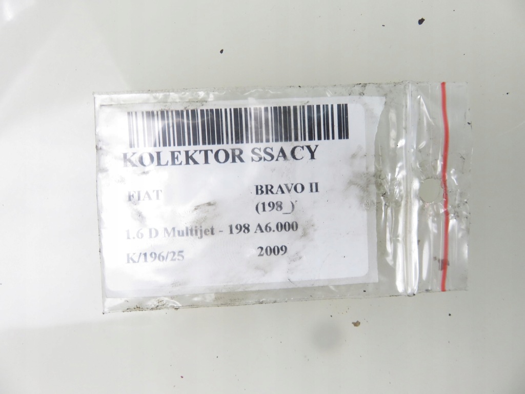 фото №9, Колектор всмоктуючий fiat bravo ii 198_ 1.6 d multijet - 198 a6.000 55214435