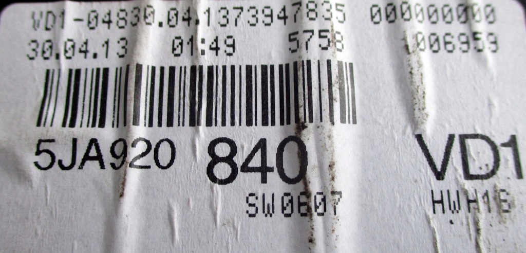 фото №3, Skoda rapid счетчик 1.4 tsi sportback dsg