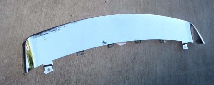 фото №1, Tesla model s, 12 - спойлер бампера хромований задня