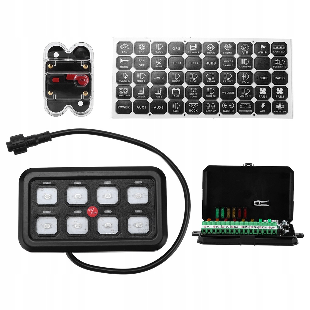 фото №7, 8 панель переключателей wciskanych функция автоматический przyciemniania ze