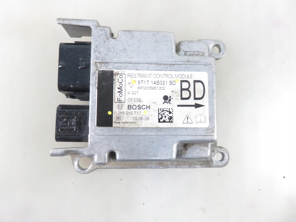 фото №1, Модуль подушка безопасности ford transit connect i 9t1t14b321bd 0285010717