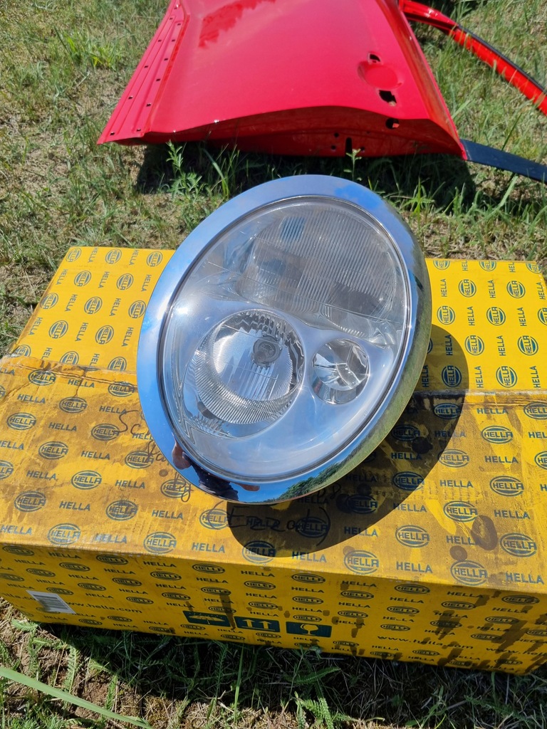 фото №1, Mini cooper one r50 r533 лампа левая перед передняя хром оригинал