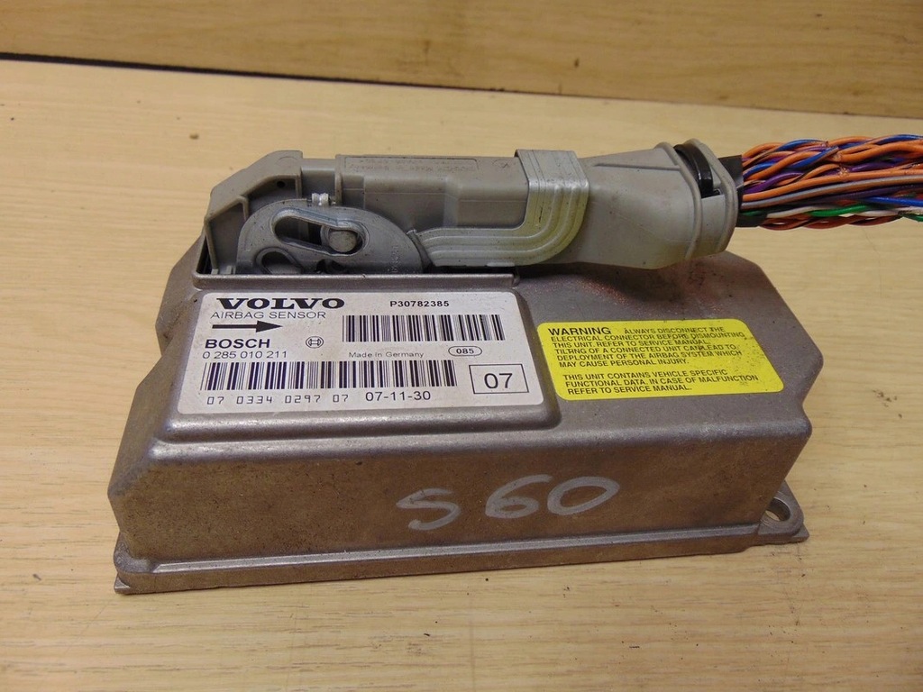 фото №1, Датчик модуль подушка безопасности volvo s60 i lift p30782385