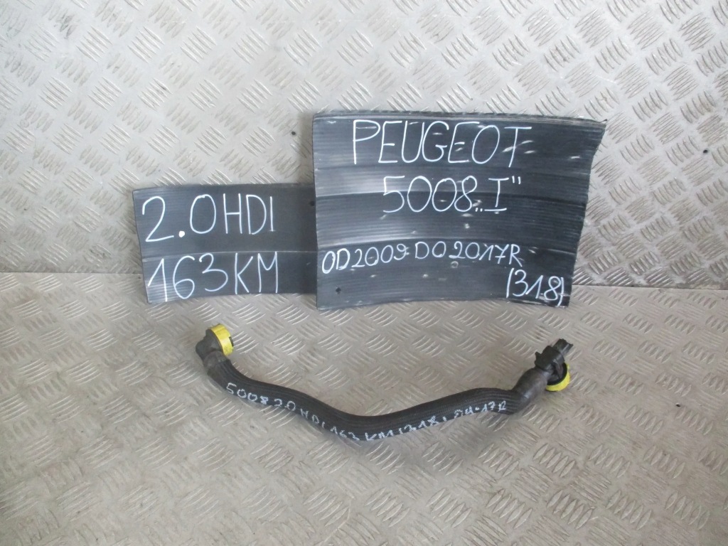 фото №1, Шланг вентиляция картера peugeot 5008 i 2.0 hdi 09-17 r. hybrid