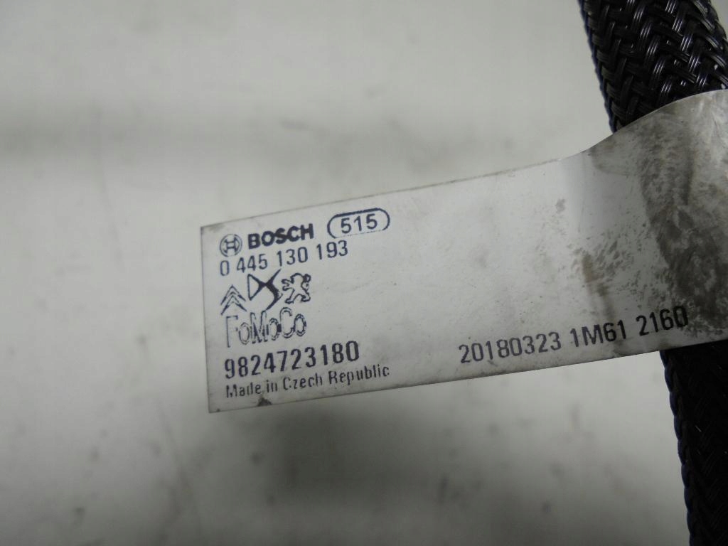 Патрубок шланг трубка зливна трубка форсунок пального 9824723180 peugeot 3008 ii 2 1,5d Недорого