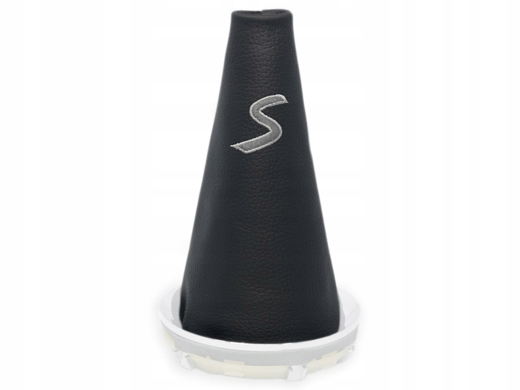 Купити Mini cooper s r56 r55 чохол перемикання передач чорна шкіра вишивка szary