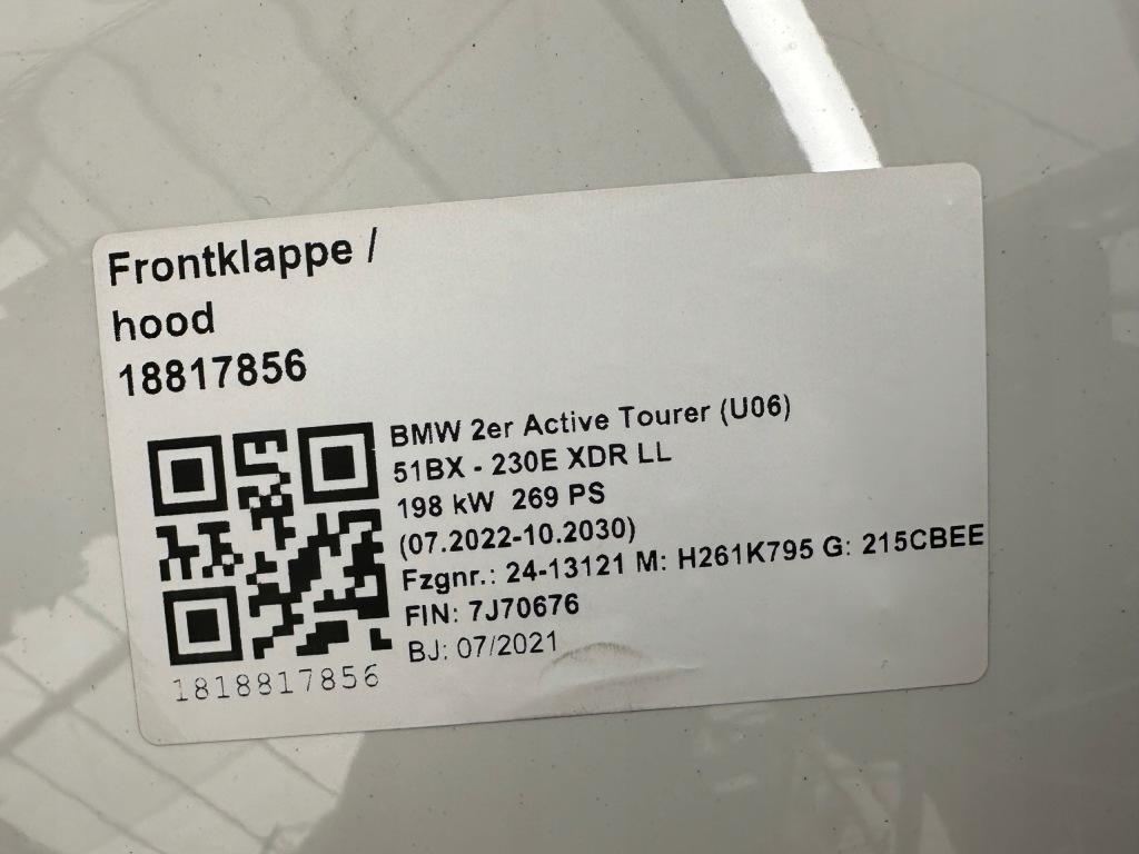 Bmw 2 u06 перед m-pak капот бампер радиатор адаптивный led a300 с Разборки