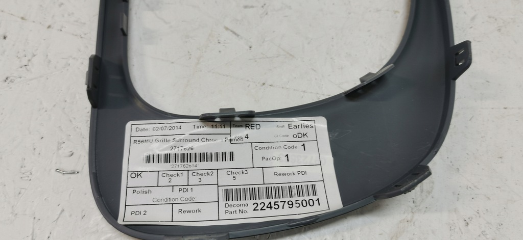 фото №6, Mini cooper r55 r56 lift lci рамка ґрати бампера nowa