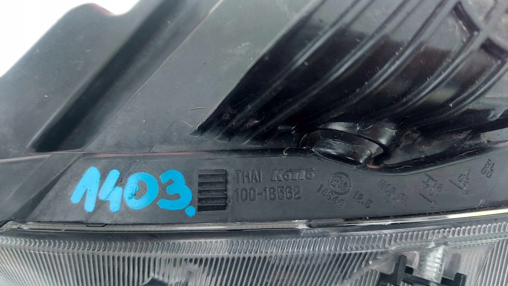 фото №10, Honda civic x лампа левая перед передняя обычная + led 1403