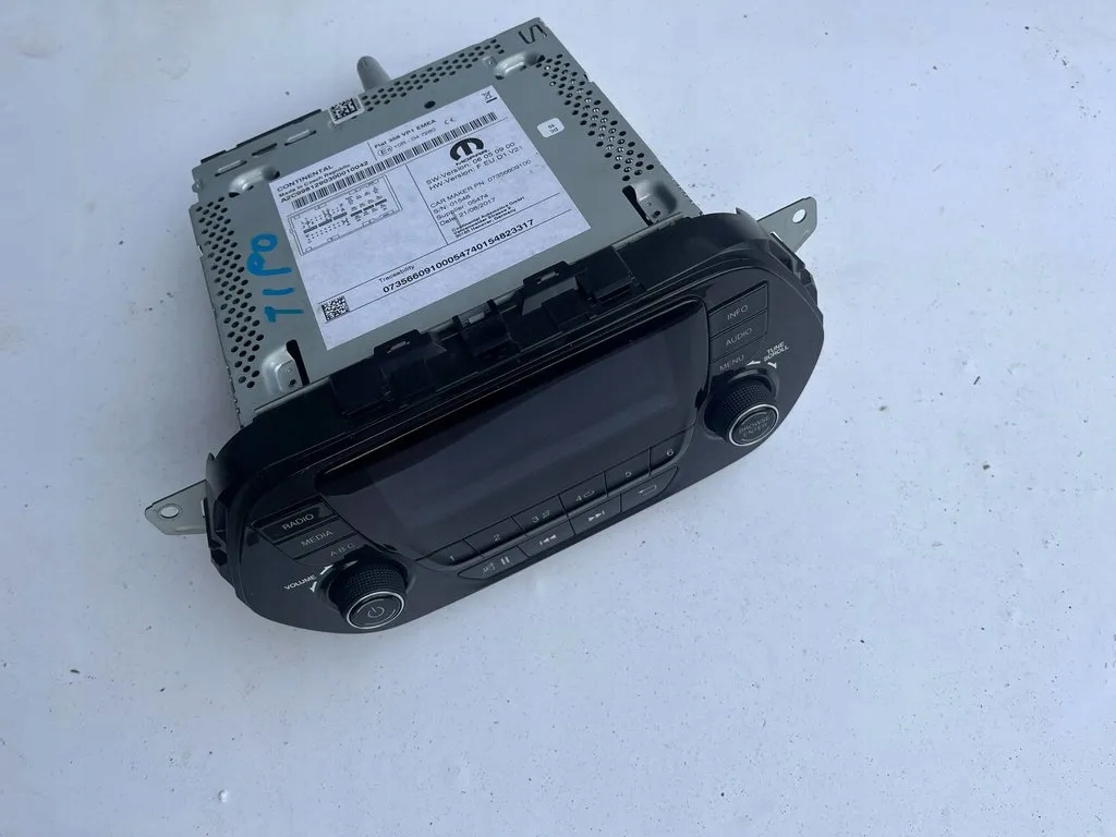 фото №1, Fiat tipo ii радио радиопроигрыватель 2016-