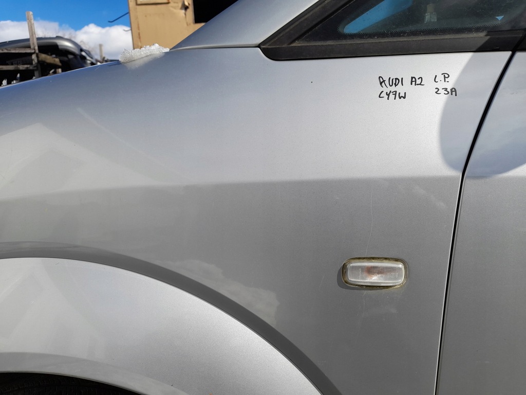 фото №7, Audi a2 крила лівий перед передній ly7w