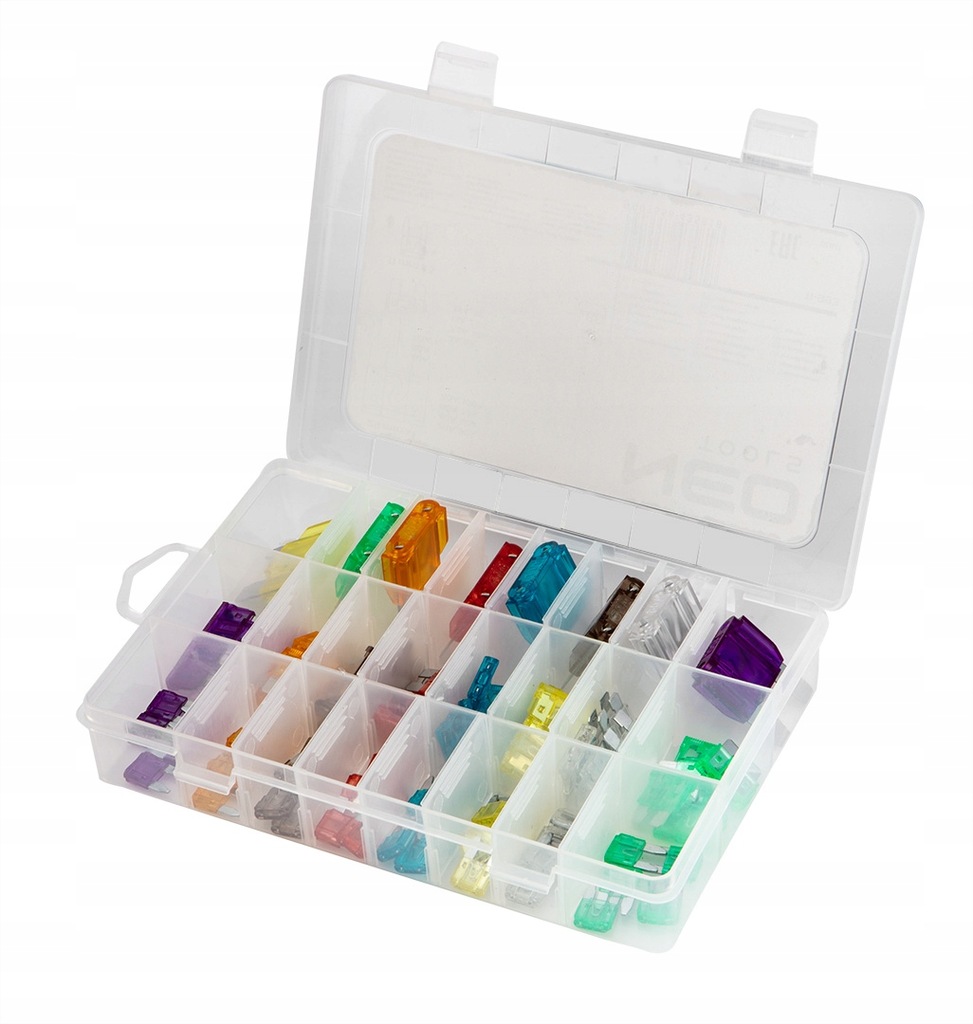 фото №11, Набор предохранителей автомобильных, коробка, 88 sztuk, 3 типы