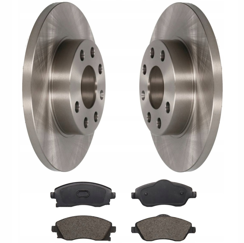 фото №1, Гальмівні диски + гальмівні колодки перед opel corsa c 240x11mm -abs