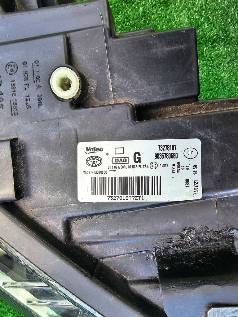 фото №11, Лампа левый перед toyota proace city