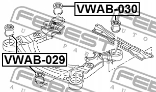 фото №6, Febest vwab-030 подшипниковый узел, корпус osi
