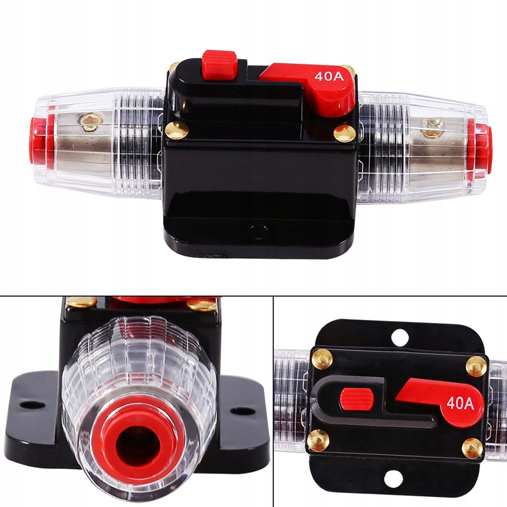 фото №16, Автомобильный предохранитель автоматический 12v dc 40a