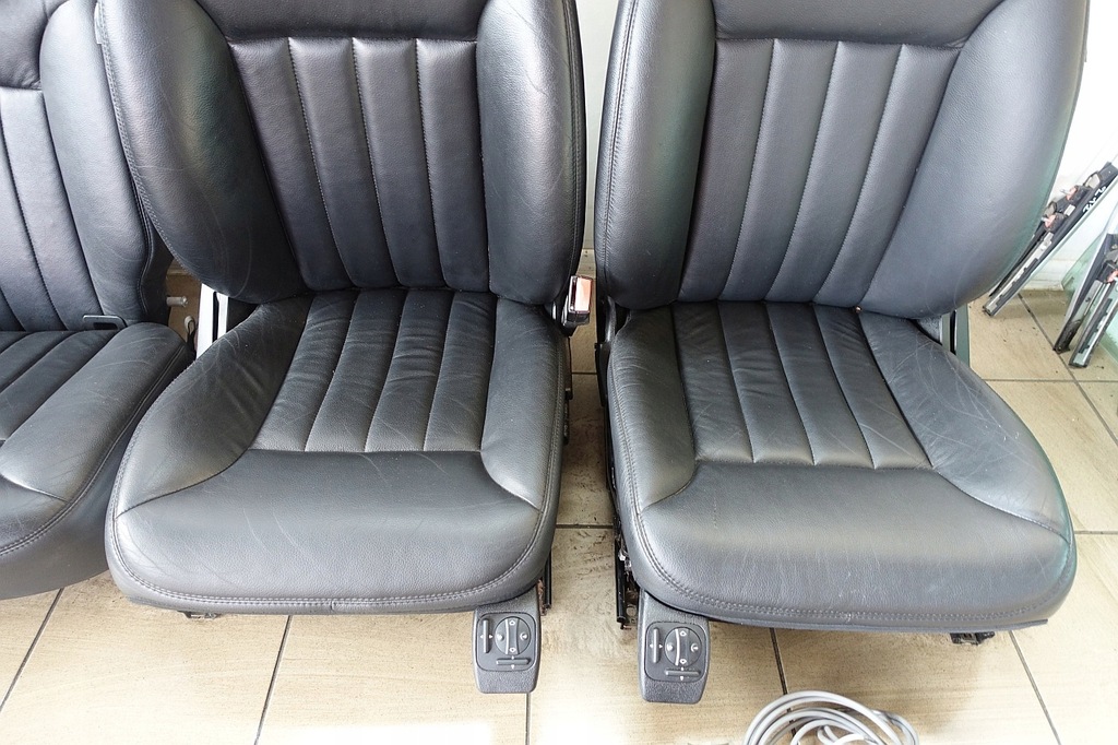 фото №12, Mercedes w164 ml оббивка сидіння сидіння шкіра підігрів надувний