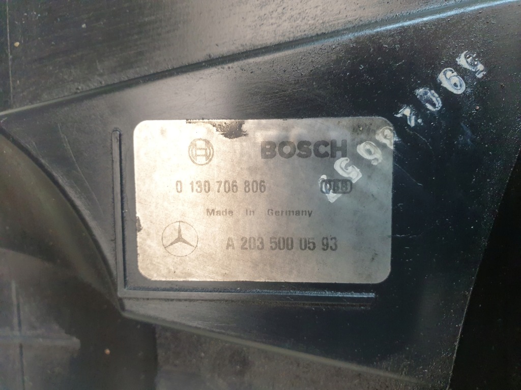 фото №8, Mercedes slk r171 3.0 v6 бензин вентилятор радіатора a2035000593 oryg