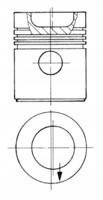 фото №1, Kolbenschmidt 92144800 поршень