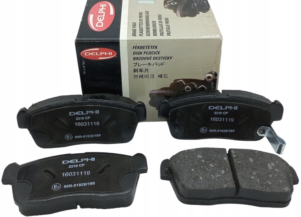 фото №1, Delphi lp2219 набор тормозных колодок тормозных, тормоза дисковые