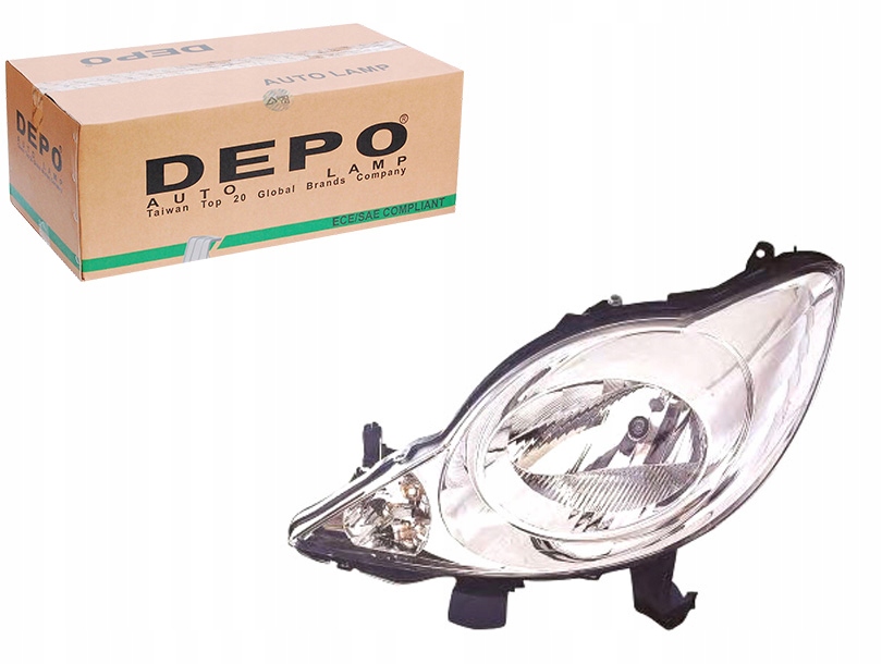 фото №1, Depo фара лампа передняя peugeot 107 1.0