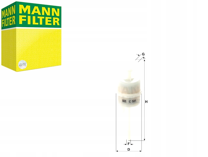 фото №1, Mann-filter c 52/1 фільтр, вентиляція бака пального