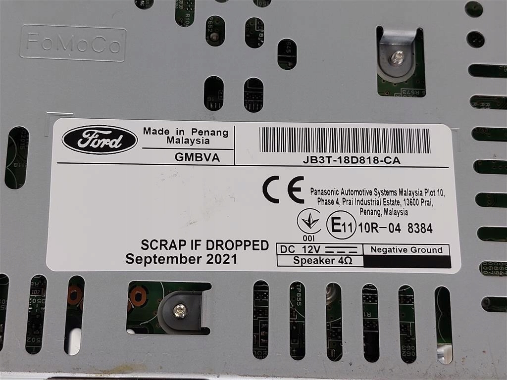 фото №3, Радио ford ranger raptor 2020-2022 jb3t-18d818-ca