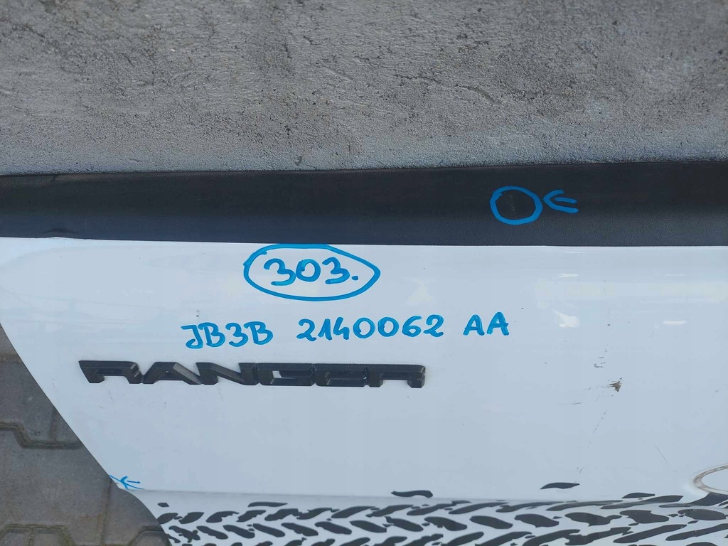 фото №6, Ford ranger 11- крышка багажника задняя задняя борт