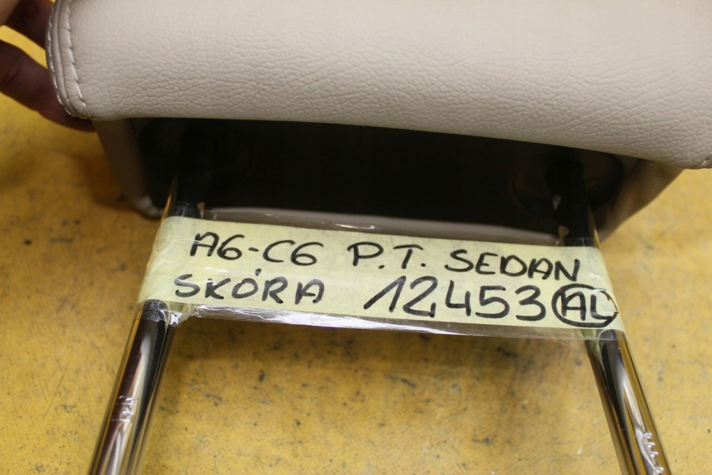 фото №5, Подголовник сиденье правый задняя a6 c6 sedan кожа