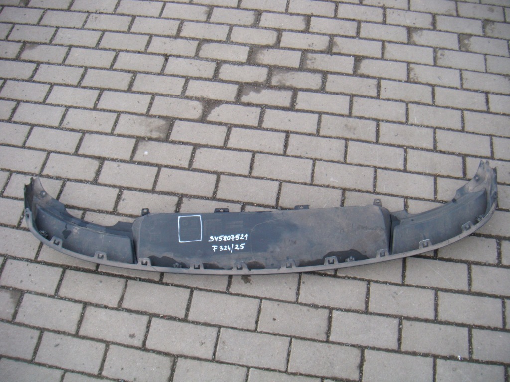 фото №14, Skoda superb 3 iii накладка дифузор спойлер бампер задня pdc 3v5807521