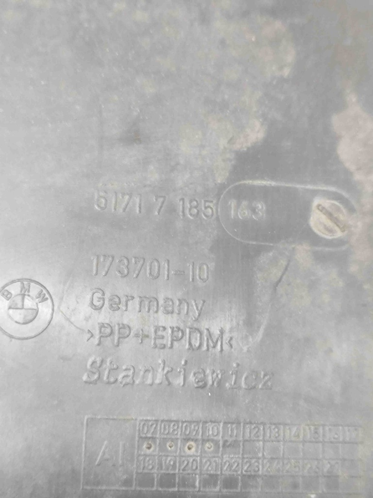 фото №8, Передняя часть передний lewego подкрылок bmw 7 f01, f02 7185163 22152495