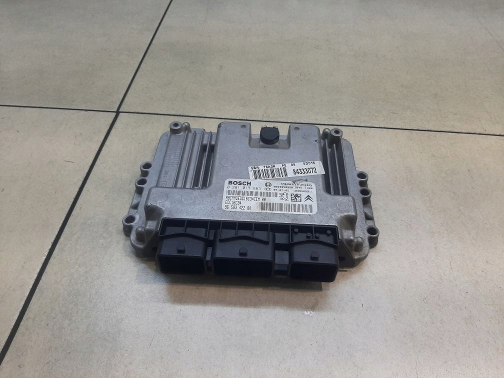 фото №7, Блок управления двигателя peugeot 307 1.6 hdi fl 0281011863