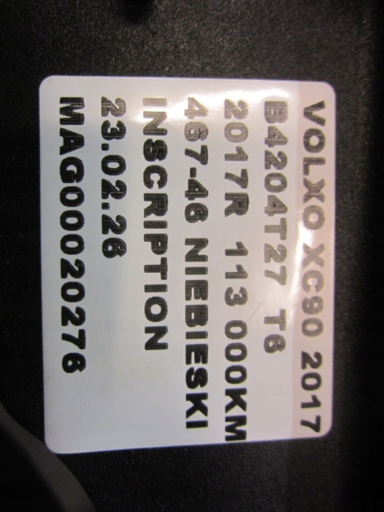 Volvo xc90 xc 90 2 жабо накладка жабо впуск воздуха 31385835 15- Оригинал