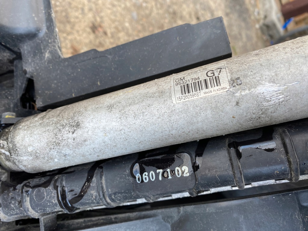 Opel mokka 1.6 cdti man радіатор води ремінь вентилятор 95424670 Київ