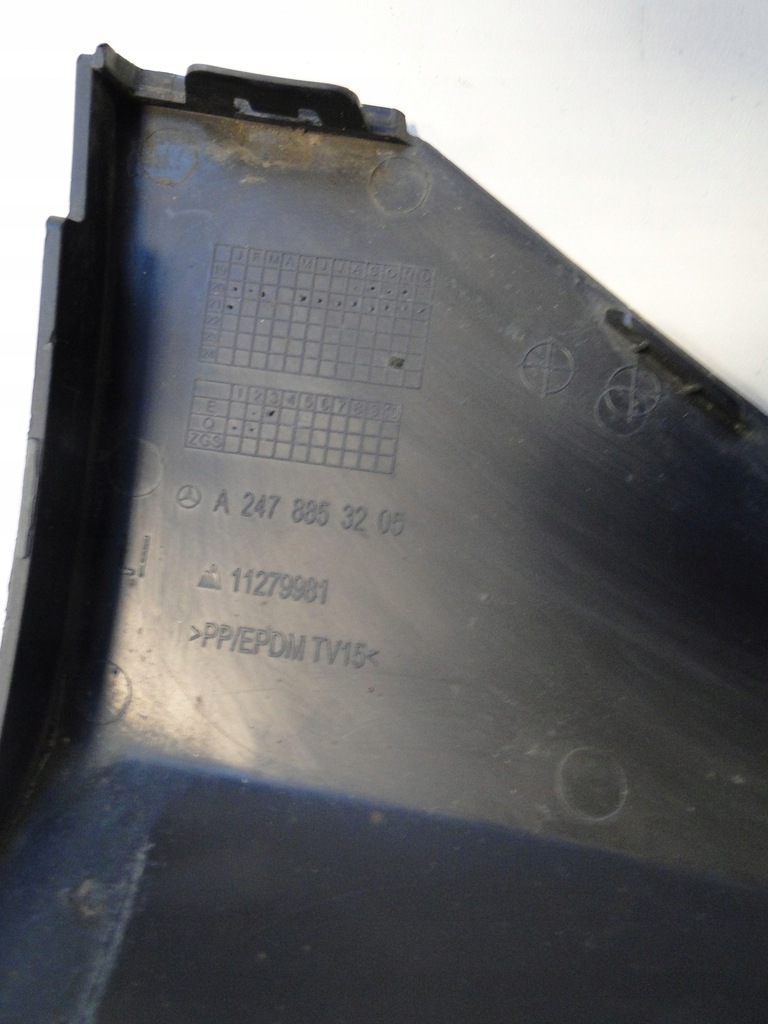 фото №12, Mercedes gla h247 247 молдинг защита левая накладка-спойлер w бампер передний amg набор