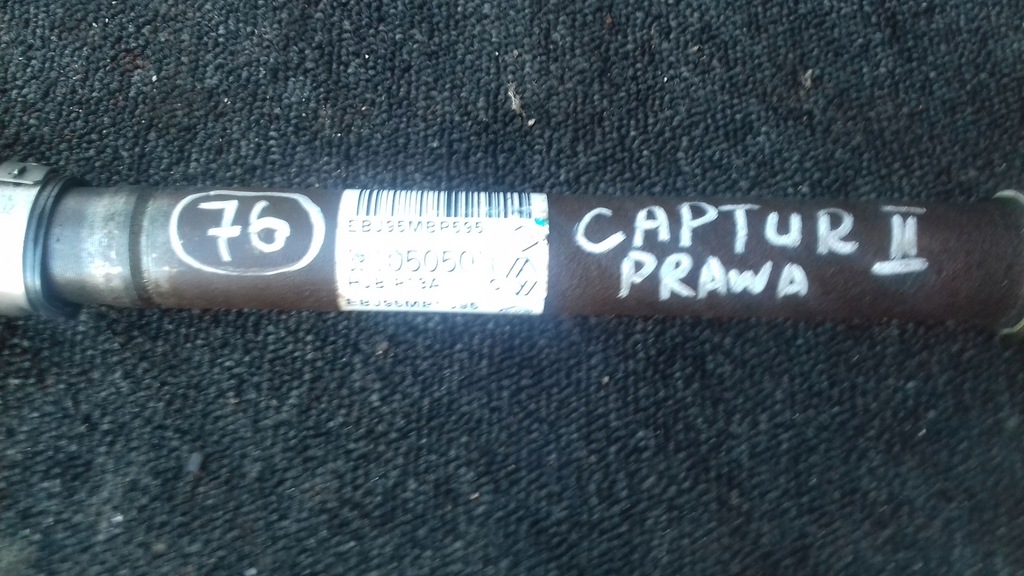 фото №3, Приводной вал правая 391005050r renault captur ii 1.0tce