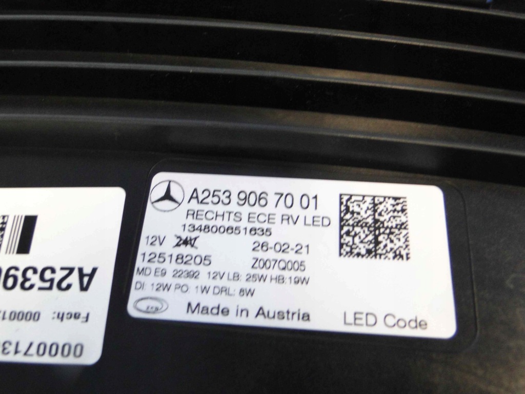 фото №15, Mercedes glc x253 253 lift комплект лампа led hp