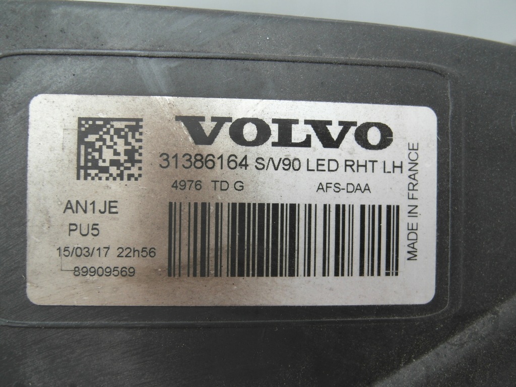 фото №13, Volvo v90 s90 3 модули full led active лампа передняя левая 31386164 nr72