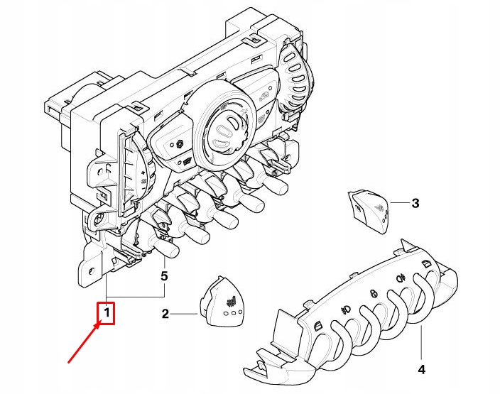 фото №2, Mini clubman r55 air кондиционер управление unit 3454854 64113454854