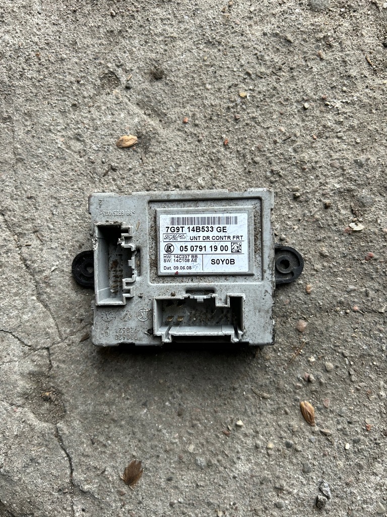 фото №1, Модуль дверь передних ford mondeo mk4 7g9t14b533ge