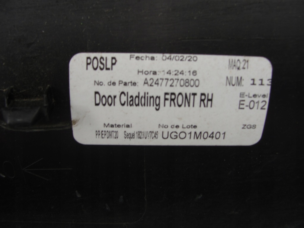 фото №7, Молдинг двері перед права mercedes glb w247 2019- a2477270800