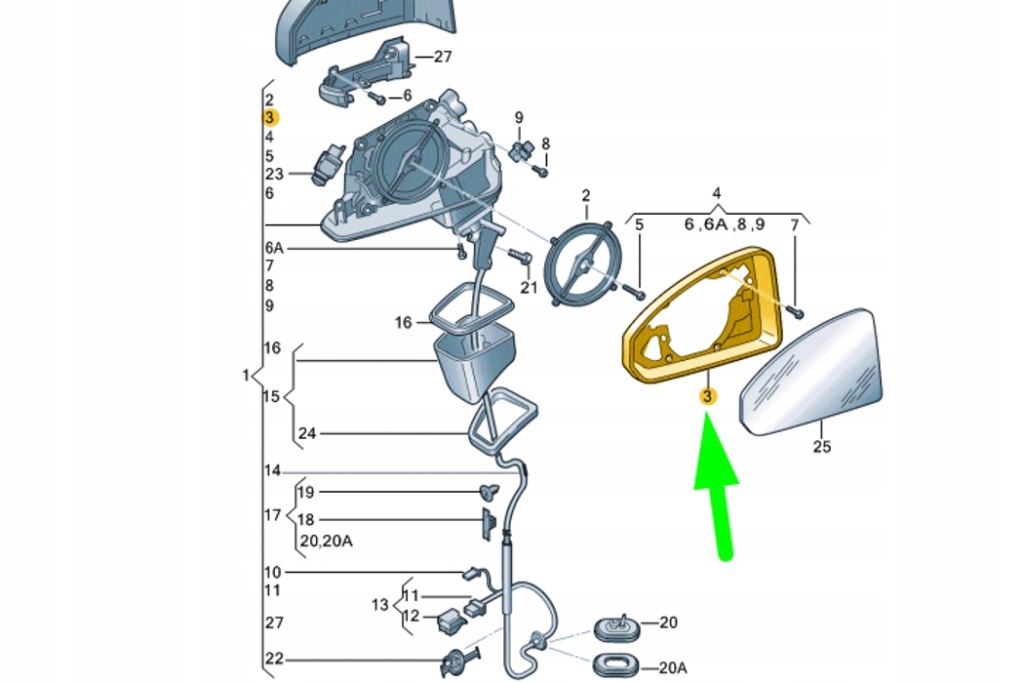 фото №9, Vw transporter t6 передній лівий бампер профіль напрямна 7e0807177a новий