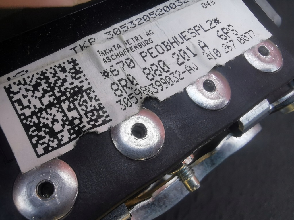 фото №5, Подушка водителя audi q5 8r 8r0880201a