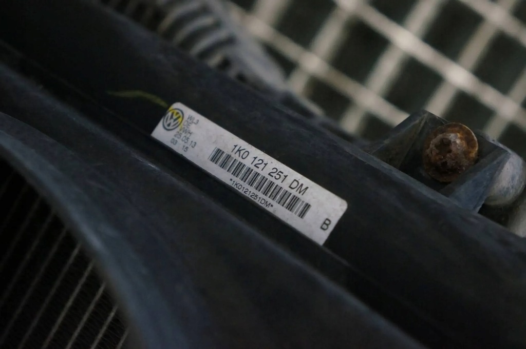 фото №6, Радіатор wody рідина інтеркулер vw scirocco 1k8 вентилятор вентилятор tdi