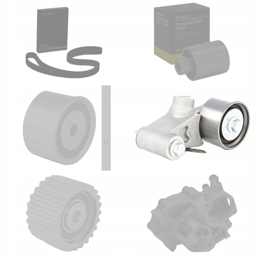 Набор ремень распределительного вала + насоса воды ridex 3096w0129 к subaru forester sh Недорого