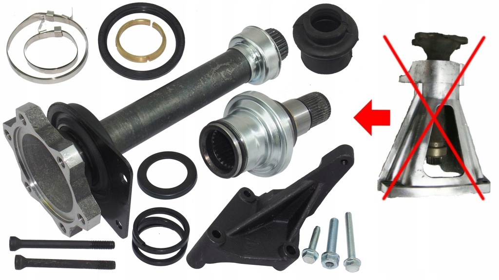 фото №1, Приводной вал опора galaxy sharan alhambra алюминиевая nt